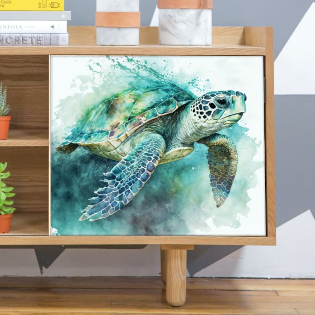 Sea Turtle and Bubbles Decoupage Tissue Paper (Creator Uploaded)