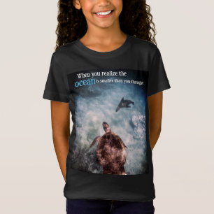 Sea turtle and sea lion underwater T-Shirt