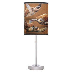 Sea Turtle Animals Extinction Save The Turtles Table Lamp