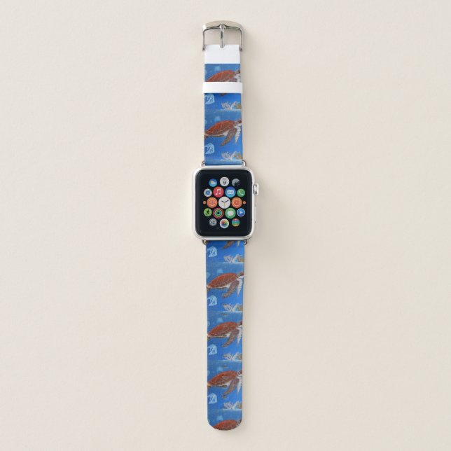 Sea Turtle Apple Watch Band (Front)