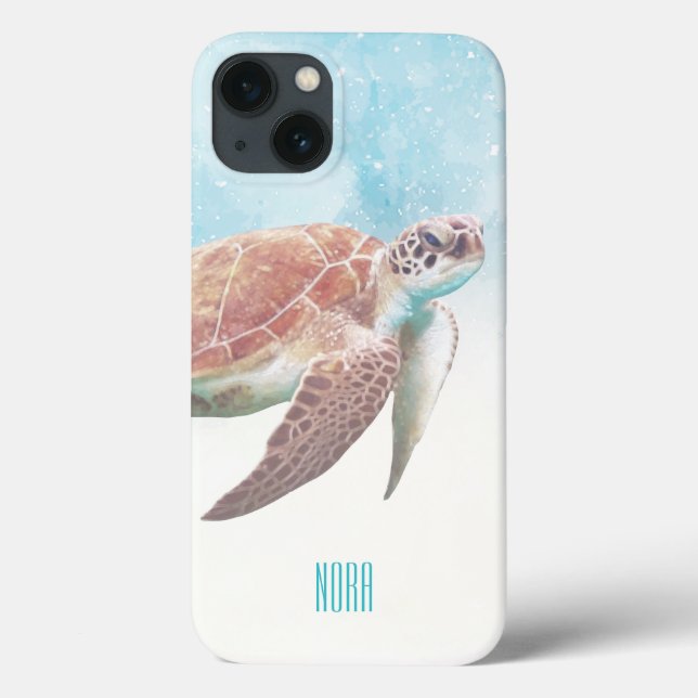 Sea Turtle Art Case-Mate iPhone Case (Back)
