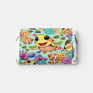 Sea Turtle Baby Happy and Cute Character Hershey's Miniatures