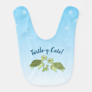 Sea Turtle Baby Shower Co-Ed Gender Neutral Bib