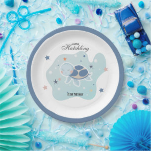 Sea Turtle Baby Shower   Cute Ocean Paper Plates