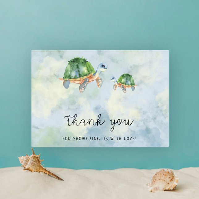 Sea turtle - baby shower thank you  (Creator Uploaded)