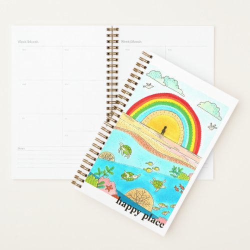 Sea Turtle Beach Adventure Happy Place Planner