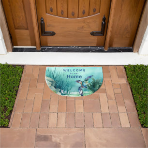 Sea Turtle Beach House Doormat
