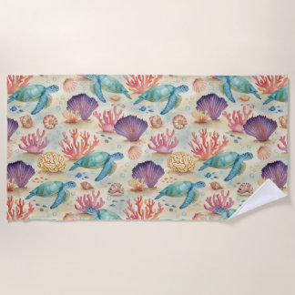 Sea Turtle Beach Towel