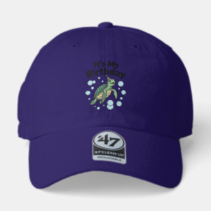 Sea Turtle Birthday Shirt Design_1 47 Brand Hat