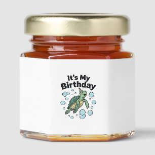 Sea Turtle Birthday Shirt Design_1 Honey Jar Favors