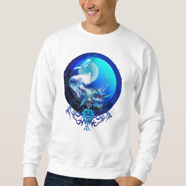 SEA TURTLE BLUE MOON RACE SWEATSHIRT (Front)