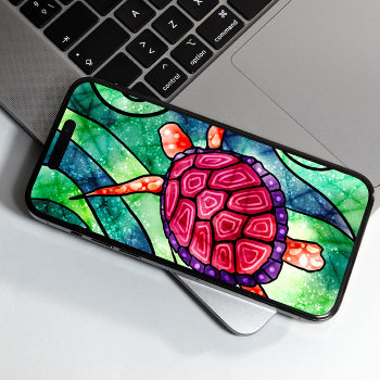Sea Turtle Bright Tropical  Case-mate Iphone 14 Case by ThePlayfulPixel at Zazzle