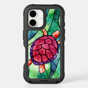 Sea Turtle Bright Tropical iPhone 16 Case