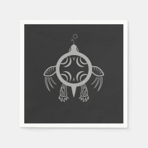 Sea Turtle Bubbles Paper Napkins
