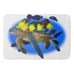 SEA TURTLE BY EKLEKTIX BATHROOM MAT