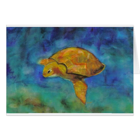 Sea Turtle by Paula Atwell Cards (Front Horizontal)