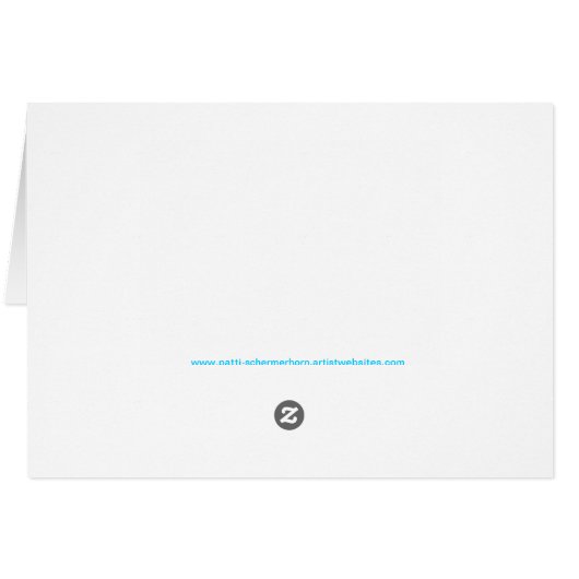 Sea Turtle card (Back Horizontal)