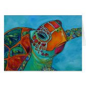 Sea Turtle card (Front Horizontal)