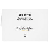 Sea Turtle Cards (Back Horizontal)