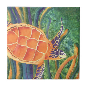 Sea Turtle Ceramic Tile