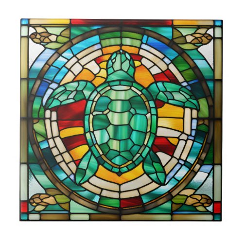 Sea Turtle Ceramic Tile