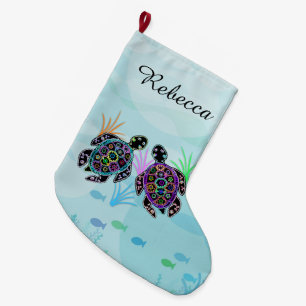 Sea Turtle Christmas Stocking