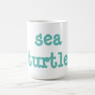 sea turtle coffee mug