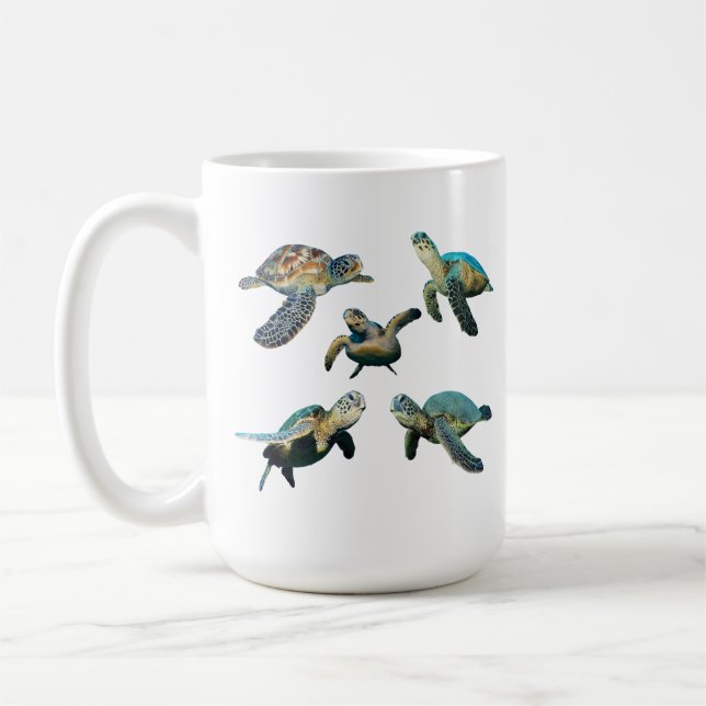 Sea Turtle Coffee Mug (Left)