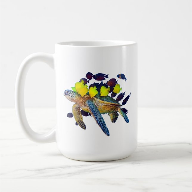 Sea Turtle Coffee Mug (Left)