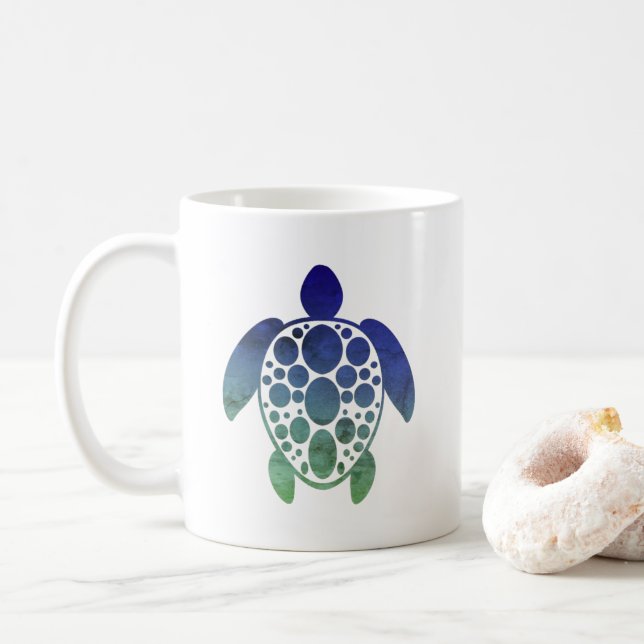 Sea Turtle Coffee Mug (With Donut)