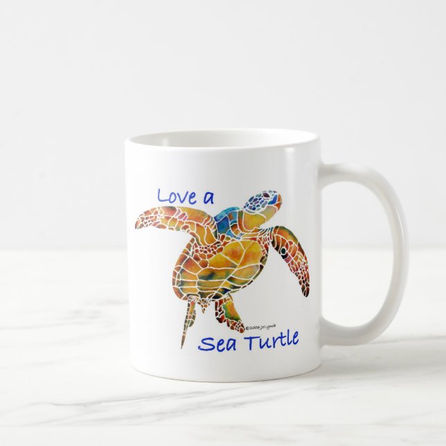 Sea Turtle Coffee Mug (Right)