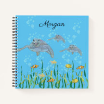Sea Turtle Colorful Original Drawing Personalized