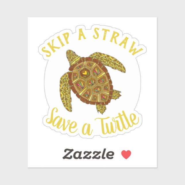 Sea Turtle Conservation Sticker (Sheet)