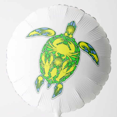 Sea Turtle Coral Reef Marine Life Symbol  Balloon
