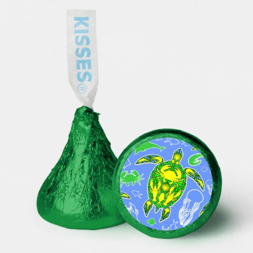 Sea Turtle Coral Reef Marine Life Symbol  Hersheys Kisses