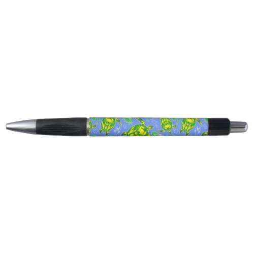 Sea Turtle Coral Reef Marine Life Symbol  Pen