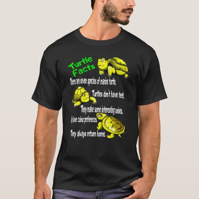 Sea Turtle Costume Ocean Animal Turtle Facts Boys  T-Shirt (Front)