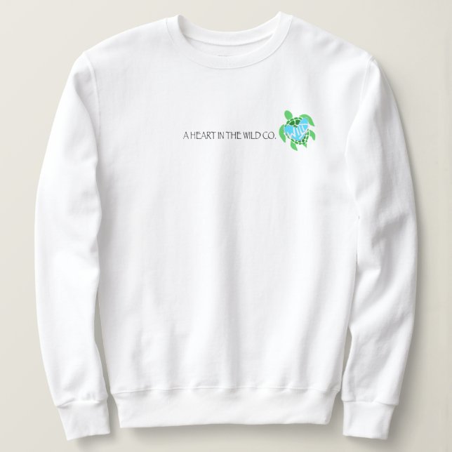 Sea Turtle Crewneck Sweatshirt (Design Front)