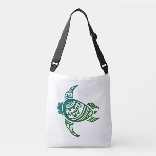 Sea turtle cross body bag