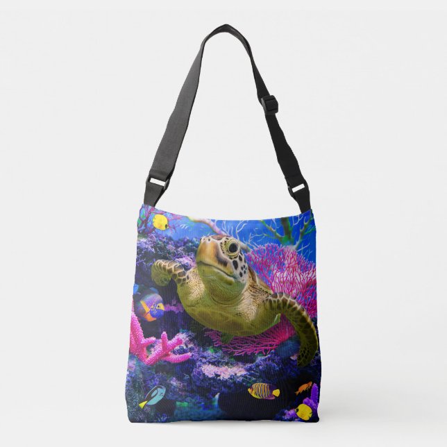 Sea Turtle Crossbody Bag (Front)