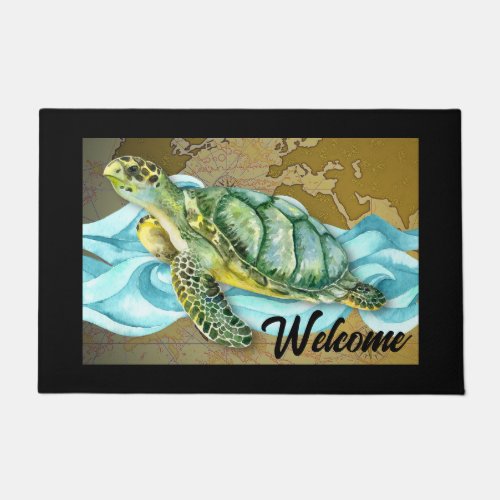 Sea Turtle Doormat