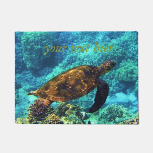 sea turtle doormat