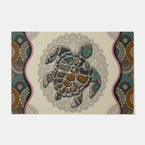 Sea Turtle Doormat Turtle Welcome Mat