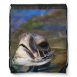 Sea Turtle Drawstring Bag