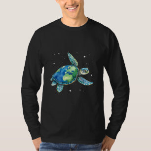 Sea Turtle Earth Day 2025 Sea Animals  T-Shirt