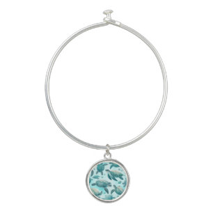 Sea Turtle Friends Bangle Bracelet
