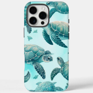 Sea Turtle Friends iPhone 16 Pro Max Case