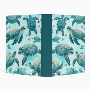 Sea Turtle Friends Mini Binder