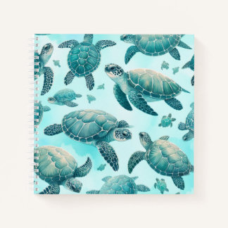 Sea Turtle Friends Notebook