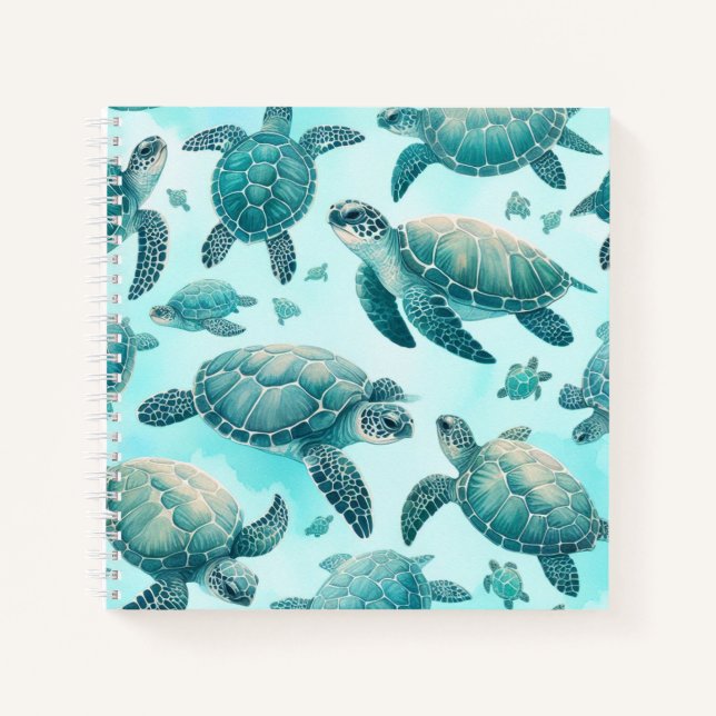 Sea Turtle Friends Notebook (Front)